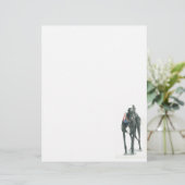Greyhound Dog Art Letter Head Stationery (Staand voorkant)