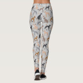 Greyhound Dog Bones and Paws Leggings (Dos)