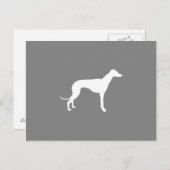 Greyhound Dog Briefkaart (Voorkant / Achterkant)