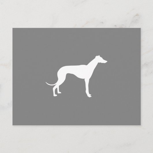 Greyhound Dog Briefkaart (Voorkant)