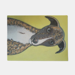 Greyhound Dog Door Mat