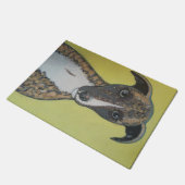 Greyhound Dog Door Mat (Schuin)