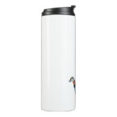 Greyhound Dog Geometric Pattern Silhouette Pset Thermosbeker (Gedraaid links)