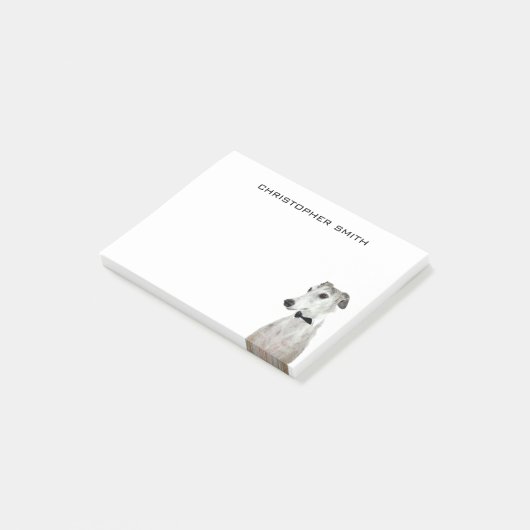 Greyhound Dog Post-it® Notes (Schuin)