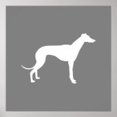 Greyhound Dog Poster (Voorkant)