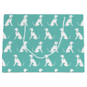 Greyhound Dog Puppy Groot Cadeauzakje (Voorkant)