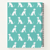 Greyhound Dog Puppy Notitieboek (Achterkant)