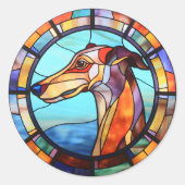 Greyhound Dog Sticker Pack (Voorkant)
