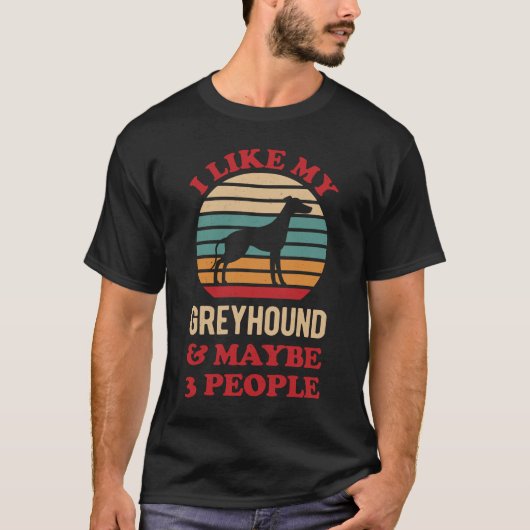 Greyhound Dog T-shirt (Voorkant)