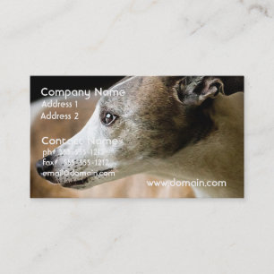 Greyhound Dog Visitekaartjes