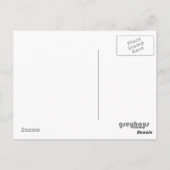 Greyhound Eyes Briefkaart (Achterkant)