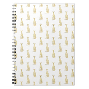 Greyhound (Fawn Tan) Notitieboek