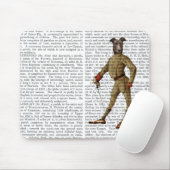 Greyhound Fencer Dark Full 2 Muismat (Met muis)