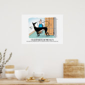 Greyhound Glossary Ingreysion of Privacy Poster (Keuken)
