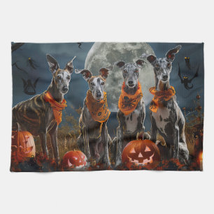 Greyhound Halloween Spoken Theedoek