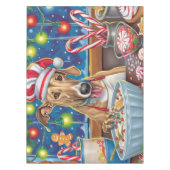 Greyhound Holiday Baking: Feestelijke Kerst Tafelkleed (Voorkant)