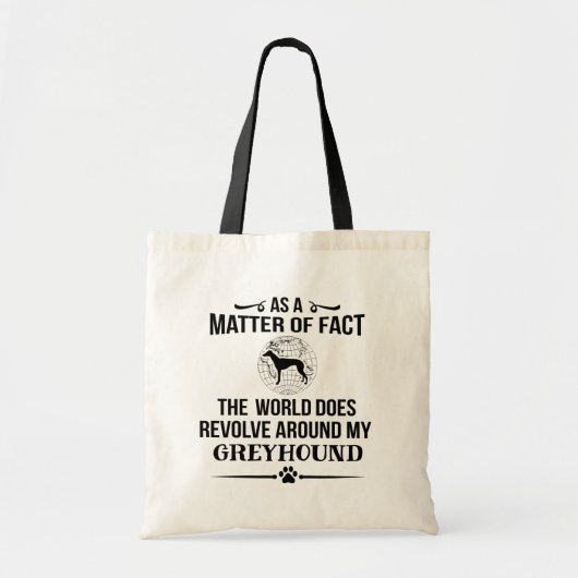 Greyhound Hondenras Lover Tote Bag (Voorkant)