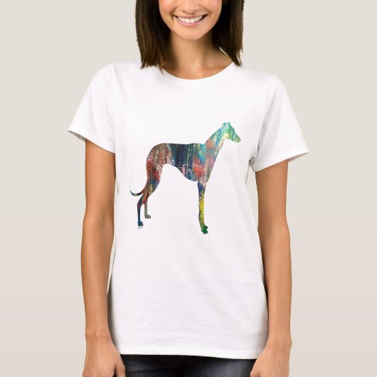 Greyhound, houdt van Greyhounds, Greyhound T-shirt (Voorkant)