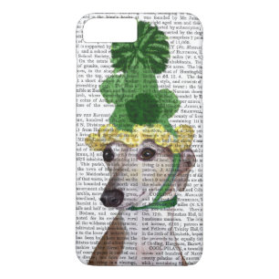 Greyhound in Groen rond Pet 2 iPhone 8 Plus / 7 Plus Hoesje