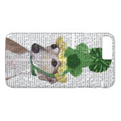 Greyhound in Groen rond Pet 2 Case-Mate iPhone Case (Achterkant (Horizontaal))