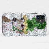 Greyhound in Groen rond Pet 2 Case-Mate iPhone Case (Achterkant (horizontaal))
