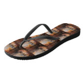 Greyhound in Herfstbladeren Herfst Inspire Teenslippers (Schuin)