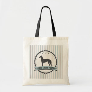 Greyhound in ruste Racer 45 mph Lazy Dog Tote Bag