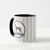 Greyhound in ruste Racer 45mph Lazy Dog Mok (Voorkant links)