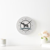 Greyhound in ruste Racer 45mph Lazy Dog Ronde Klok (Huis)