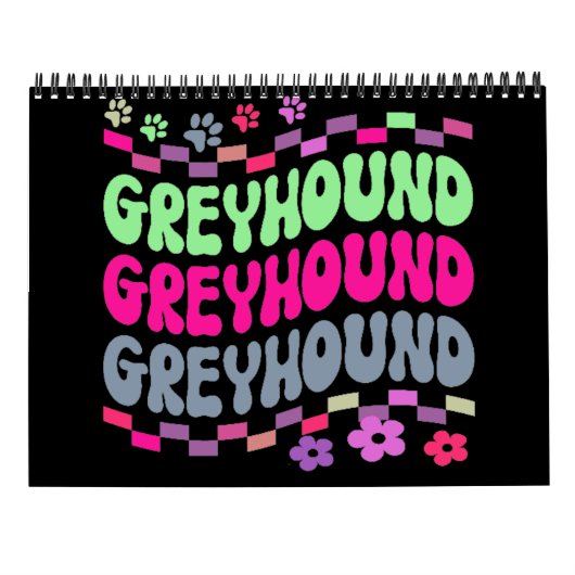 "Greyhound"-kalender Kalender (Achterkant)