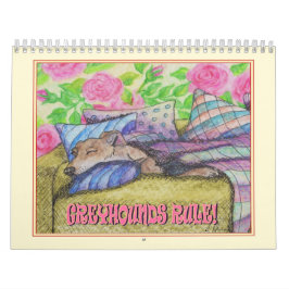 Greyhound Kalender – Muurkalender voor Hondenliefh