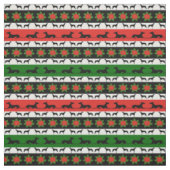 Greyhound KerstSilhouettes Stof (Swatch)