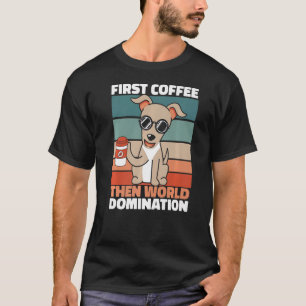 Greyhound Koffie Huisdier Hondenras Greyhound T-shirt