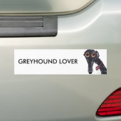 GREYHOUND LIEFHEBBER BUMPERSTICKER (Op auto)