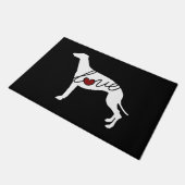 Greyhound Love Deurmat (Schuin)