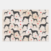 Greyhound Love Inpakpapier Vel (Voorkant)