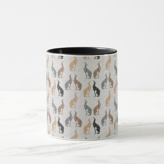 Greyhound Lover café Mug (Centre)