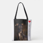 Greyhound Lovers Canvas tas (Achterkant)