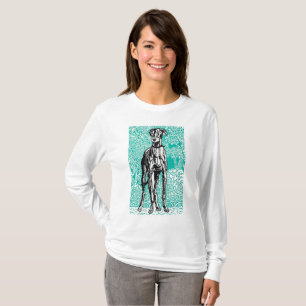 Greyhound Majesteit van Moriz Jung T-shirt