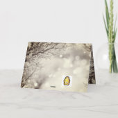 Greyhound Merry Christmas Greeting Card Kaart (Achterkant)