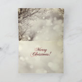 Greyhound Merry Christmas Greeting Card Kaart (Binnen)