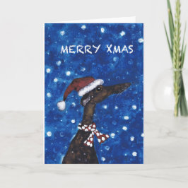 GREYHOUND MERRY XMAS FEESTDAGEN KAART