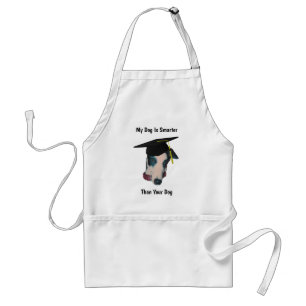 Greyhound Mijn hond is slimmer dan jouw hond Grapp Standaard Schort