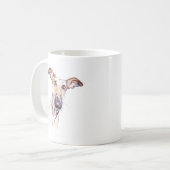 Greyhound Mok –  Coffee mok voor hondenmoeders (Voorkant links)