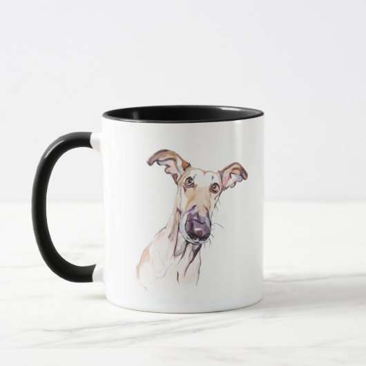 Greyhound Mok –  Moeder van de Hond Koffiemok (Links)