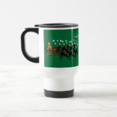 Greyhound Mug de Noël personnalisé (Gauche)