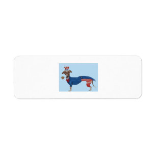 Greyhound Oom Sam Etiket