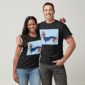 Greyhound Oom Sam T-shirt (Unisex)