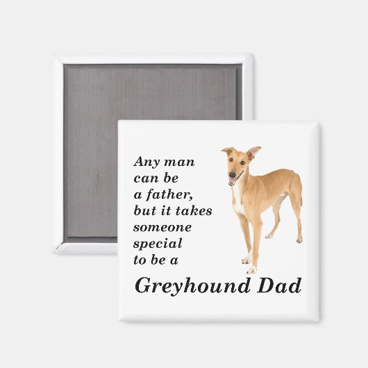 Greyhound Papa Magnet (Recto/Verso)