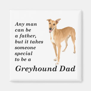 Greyhound Papa Magnet